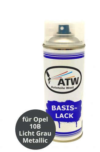 Autolack für Opel 10B Licht Grau Metallic